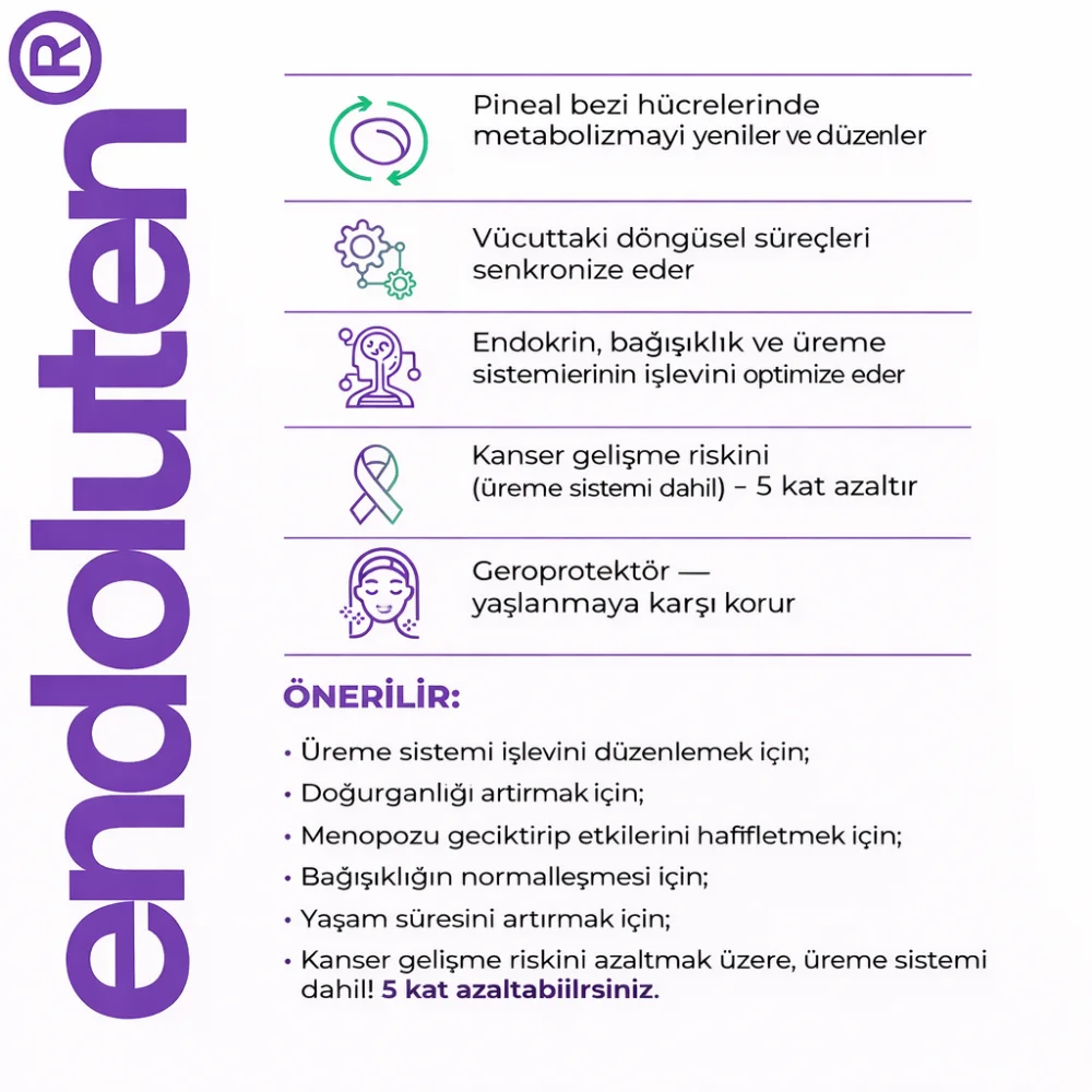 Endoluten A-8 Lingual Epifiz Bezi ve Gençlik Hormonu