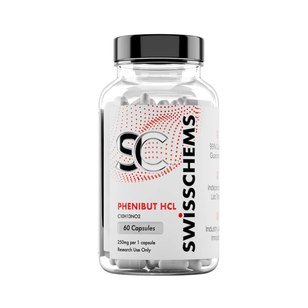 Phenibut HCL (250mg/capsule), 60 Capsules - Peptit.life