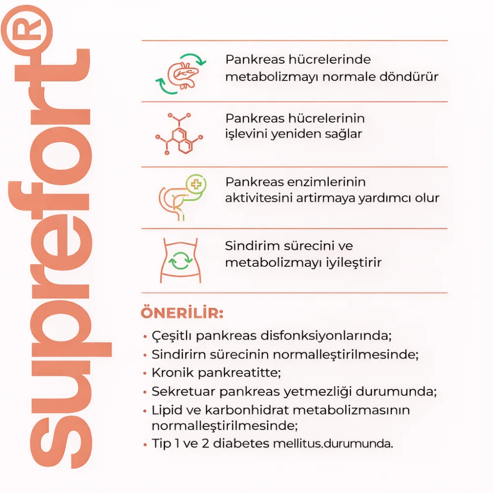 Suprefort A-1 Pankreas ve Metabolizma
