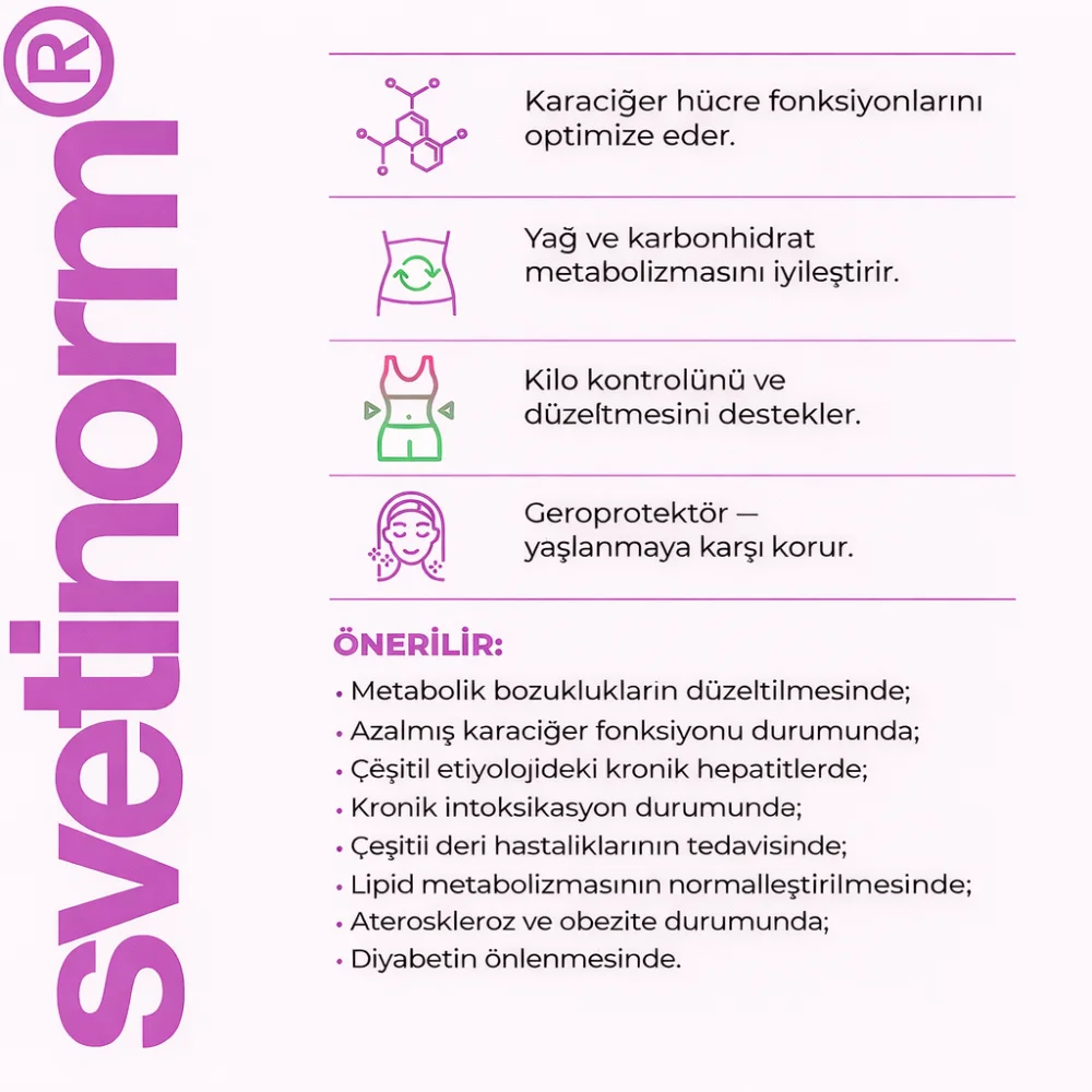 Svetinorm A-7 Karaciğer Peptid Bioregülatörü