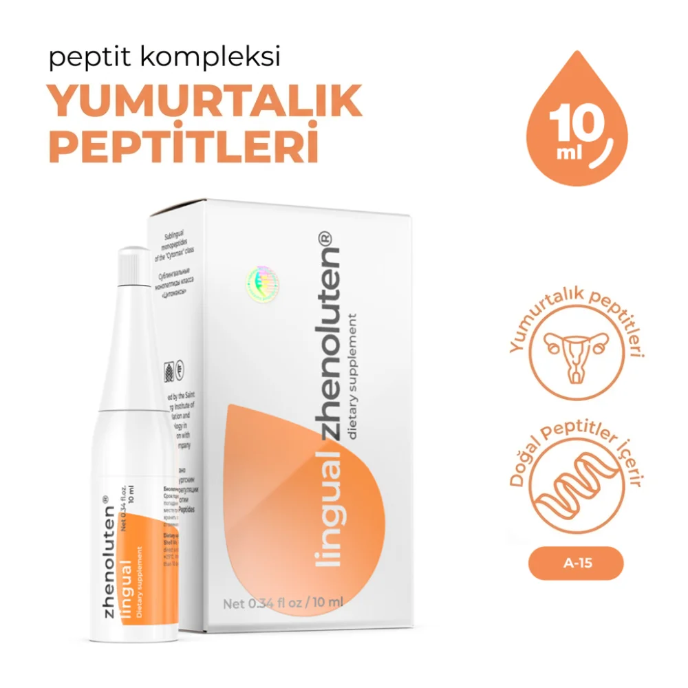 Zhenoluten Lingual A-15 Kadın Sağlığı Yumurtalık Peptitleri - Peptit.life